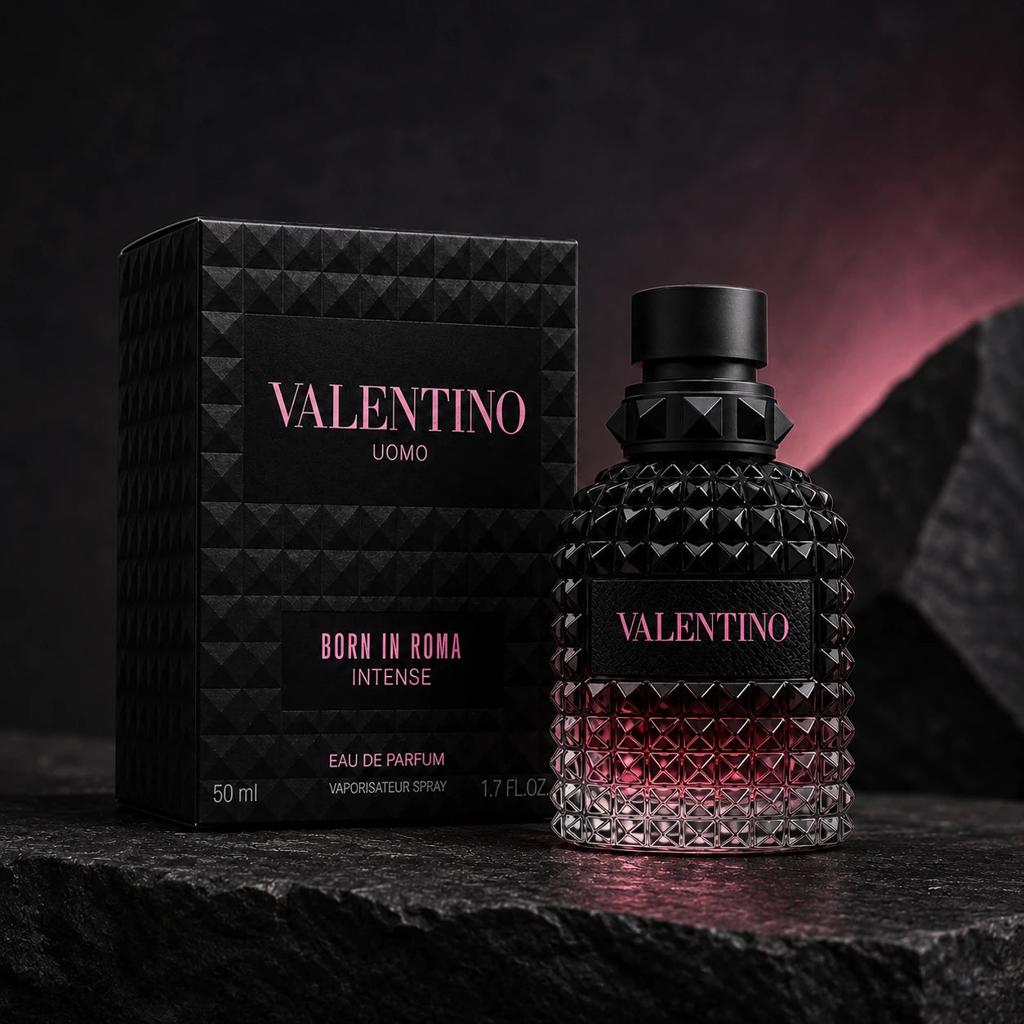Valentino Uomo Born In Roma Intense Eau de Parfum Spray for Men, 3.4 100 ml