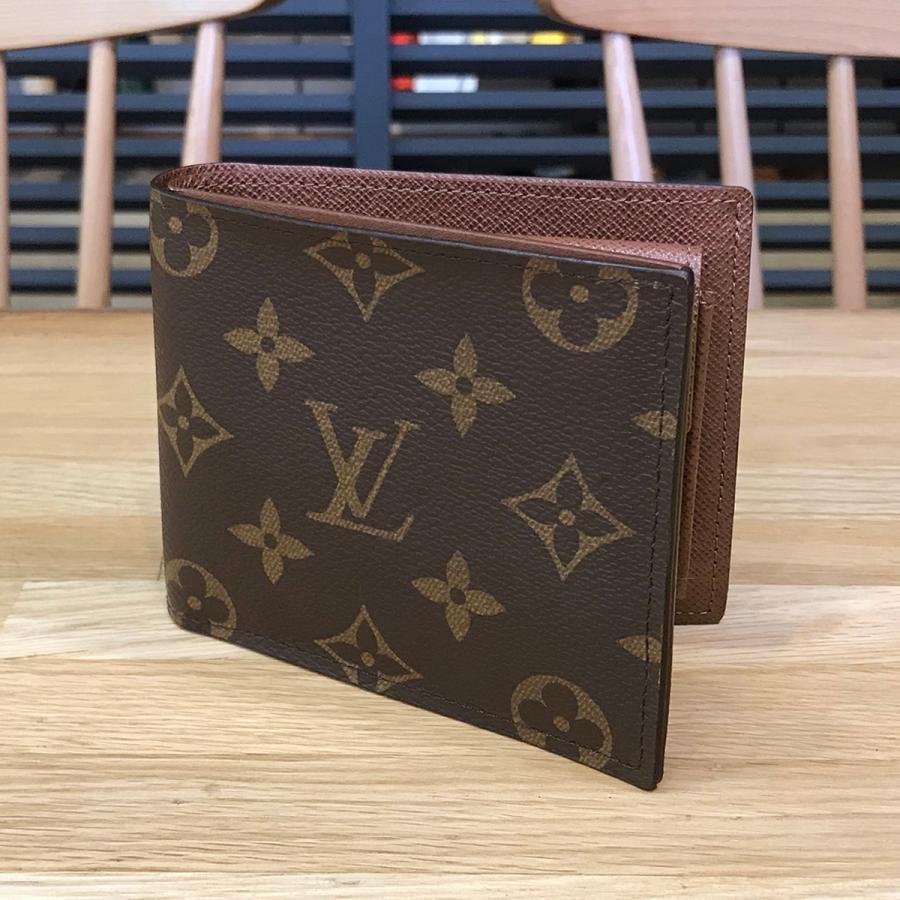 Louis Vuitton Monogram Marco M61675 Bi-Fold Wallet Brown Vintage Men's Wallet