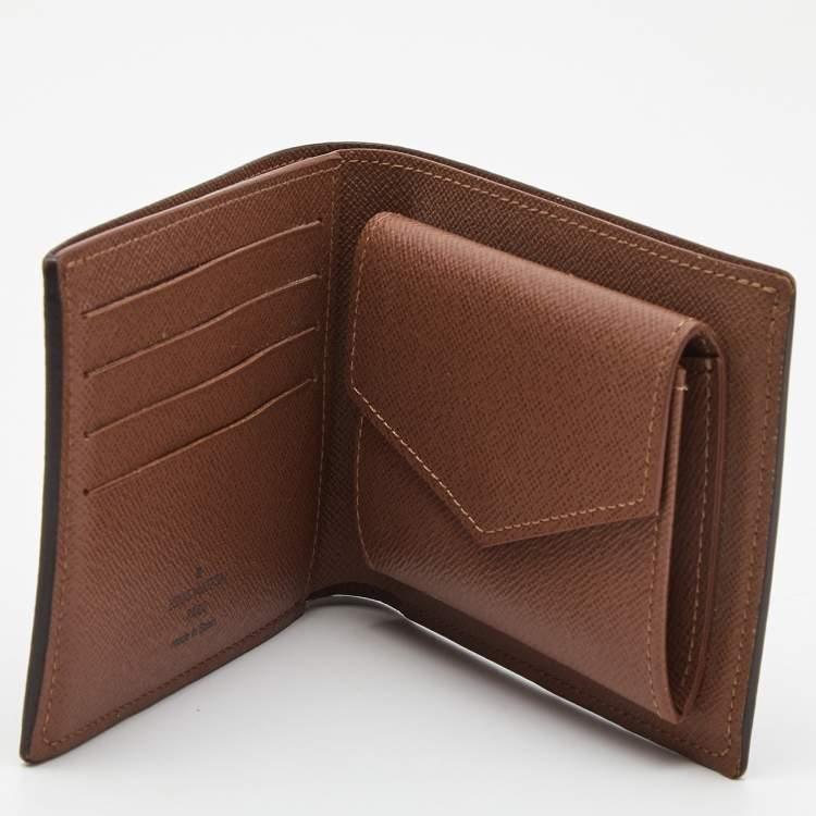 Louis Vuitton Monogram Marco M61675 Bi-Fold Wallet Brown Vintage Men's Wallet