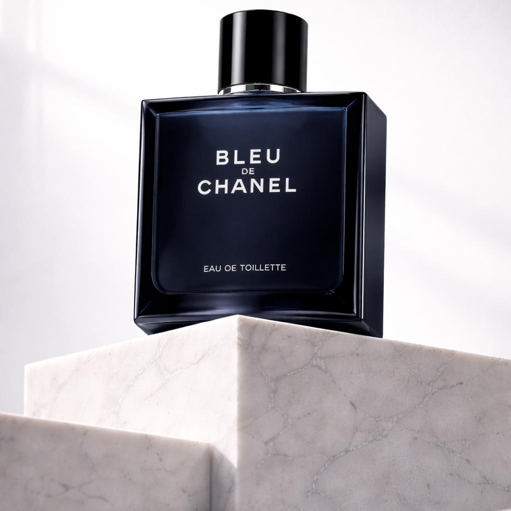 BLEU de CHANEL Eau de Toilette Spray for Men 3.4 Oz / 100 ml | Luxury Woody Aromatic Fragrance