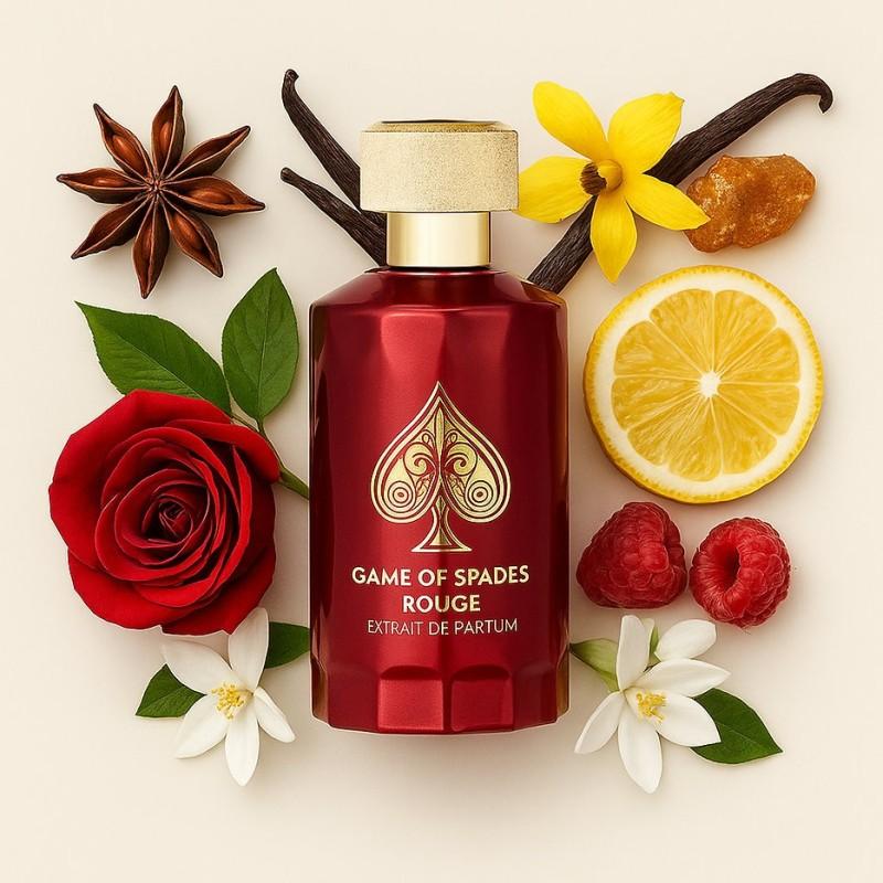 Game of Spade Rouge Extrait by Jo Milano Paris 3.4 oz ml