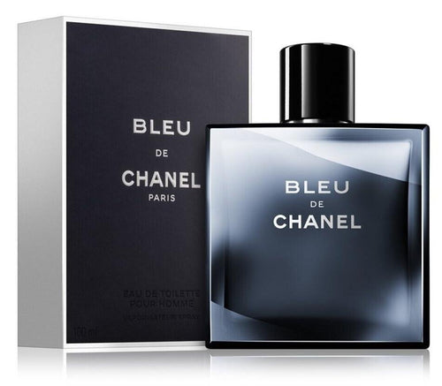 BLEU de CHANEL Eau de Toilette Spray for Men 3.4 Oz / 100 ml | Luxury Woody Aromatic Fragrance