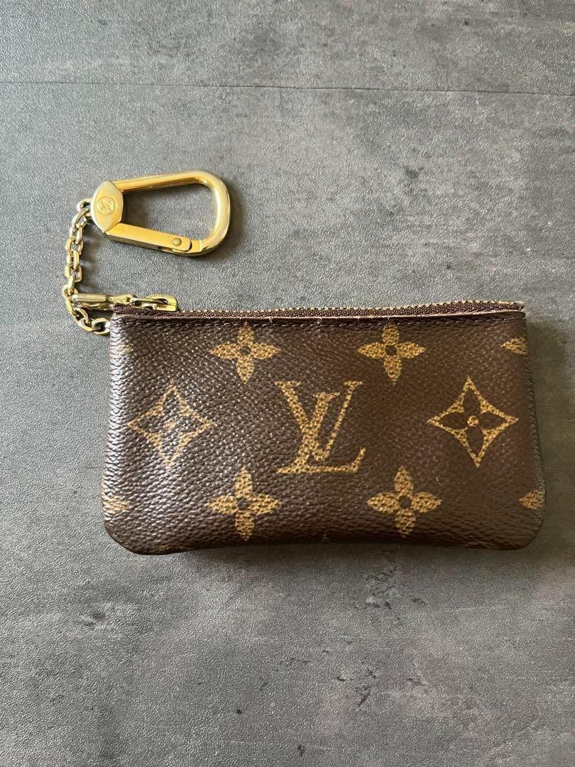 Louis Vuitton Key Pouch M62650 Monogram Canvas Coin Card Holder with Key Ring